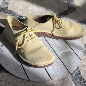 Birkenstock Popcorn Gary Suede Shoes Sz. 38 (W-7 M-5)